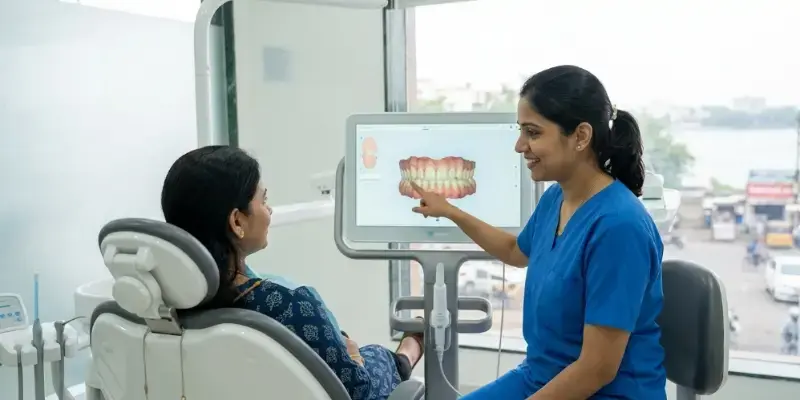 Aesthetic dental treatment at top clinic Bhopal