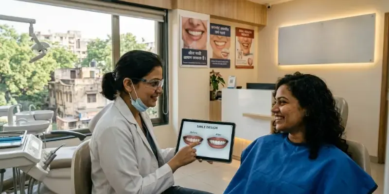 Digital smile design at best dental clinic Bhopal